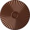 Ekena Millwork Shakuras Ceiling Medallion (For Canopies up to 5 1/2"), Hand-Painted Copper Penny, 29 1/2"OD x 2"P CM30SHCPS - alternate 1